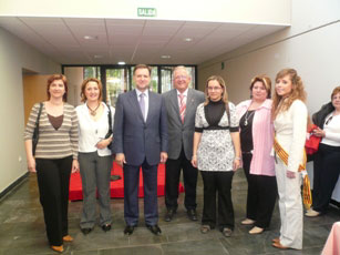 MARCELINO IGLESIAS, MARTIN LLANAS Y CANDIDATAS SOCIALISTAS 2007